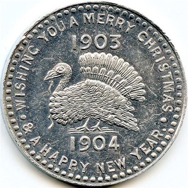 Canada Kingston Frontenac Co. Ontario.Keeley Jr. Jeweler. Merchant Token 552-D-C