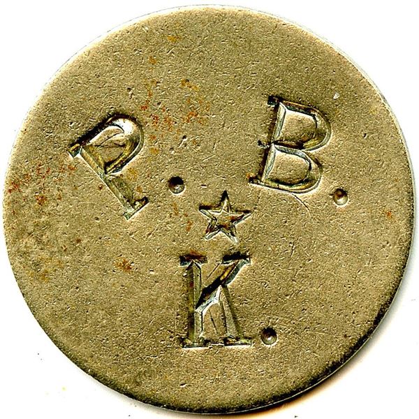 Canada Kingston Frontenac Co. Ontario.P.B.K. Merchant Token 552-E-A