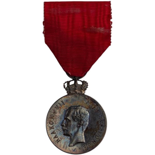 Norway 1905-1955 Haakon VII 50 Year Jubilee Medal