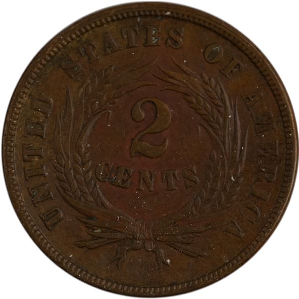 United States 1865 2 Cents