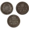 Image 2 : United States 1854-1872 Silver Half Dimes (3 Pieces)