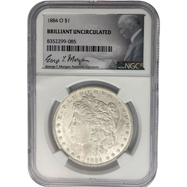United States 1881 Morgan Dollar NGC Special Holder