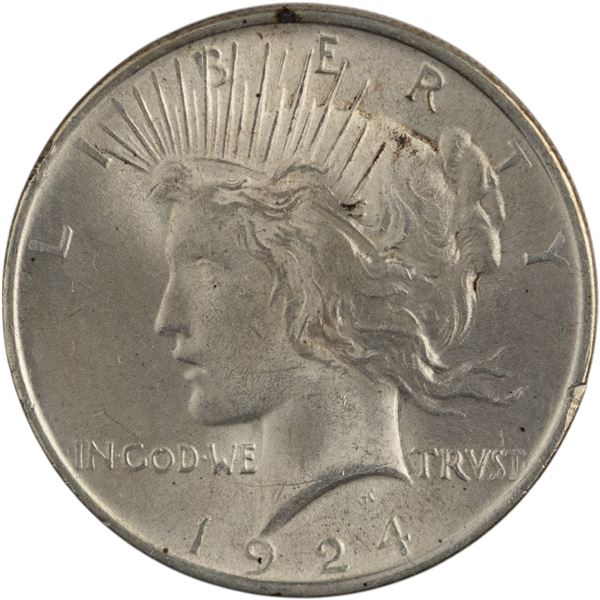 United States 1924 Peace Silver Dollar