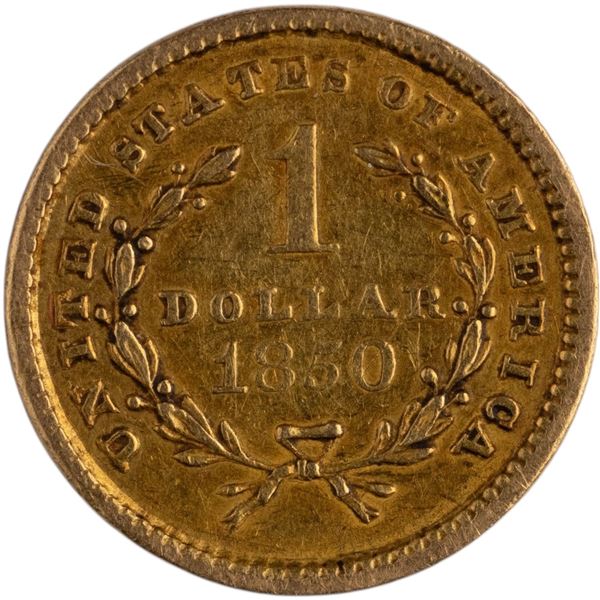 United States 1850 $1 Gold Liberty Head