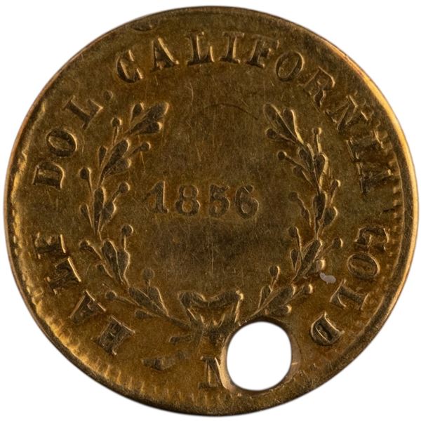 United States 1856 California Gold Half Dollar