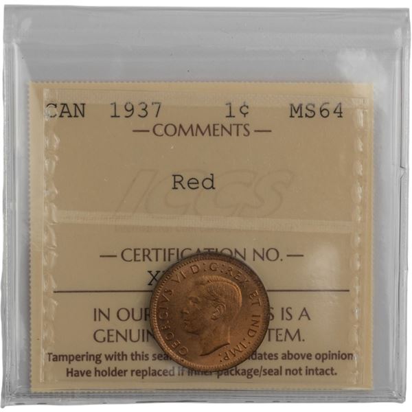 Canada 1937 1 Cent
