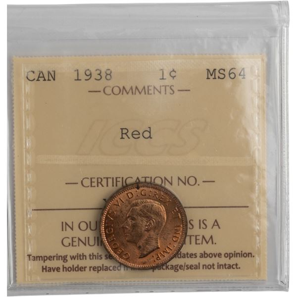 Canada 1938 1 Cent