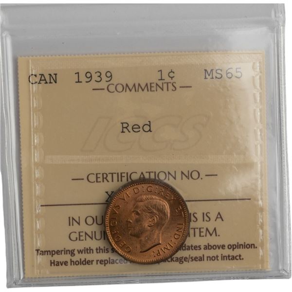 Canada 1939 1 Cent
