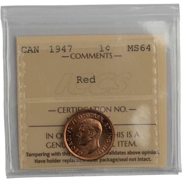 Canada 1947 1 Cent