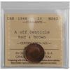 Image 1 : Canada 1948 1 Cent A off Denticle