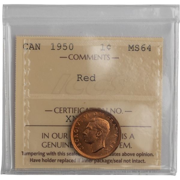 Canada 1950 1 Cent
