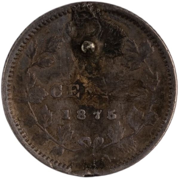 Canada 1875H 10 Cents Love Token 'EDITH'