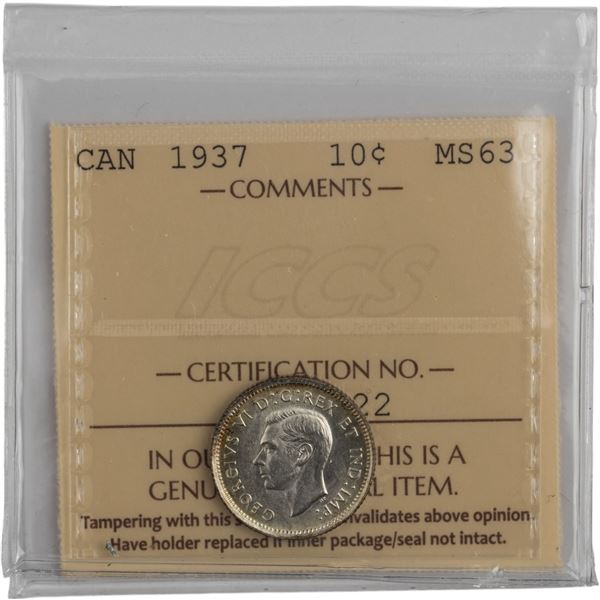 Canada 1937 10 Cent
