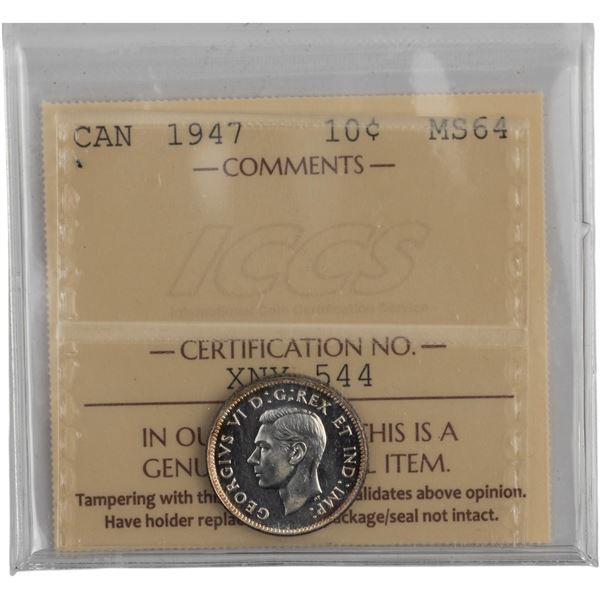 Canada 1947 10 Cent