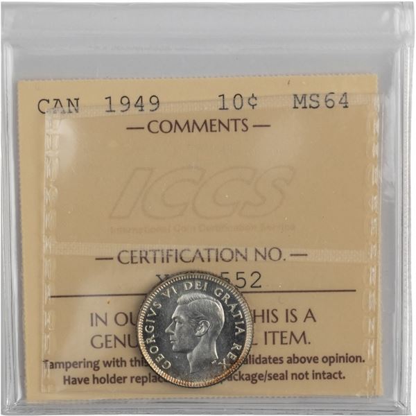 Canada 1949 10 Cent