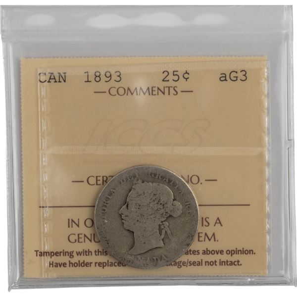 Canada 1893 25 Cent
