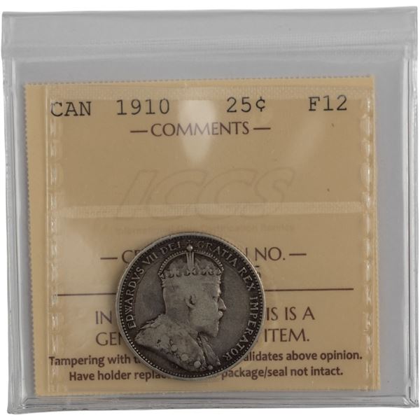 Canada 1910 25 Cent