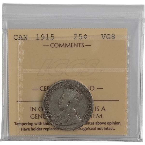 Canada 1915 25 Cent