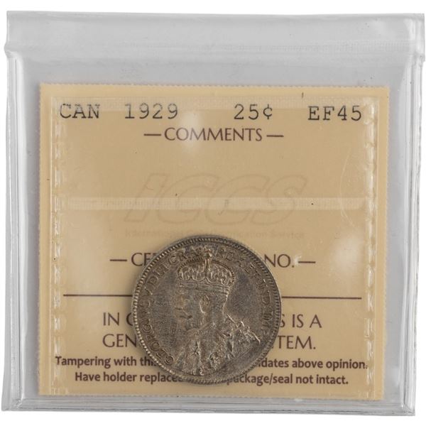 Canada 1929 25 Cent