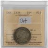 Image 1 : Canada 1936 25 Cent Dot