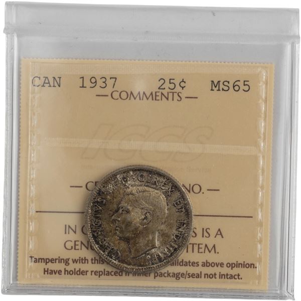 Canada 1937 25 Cent