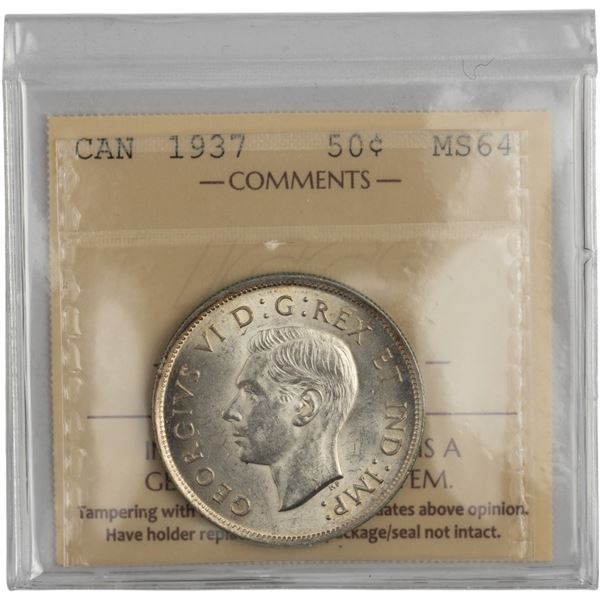 Canada 1937 50 Cent