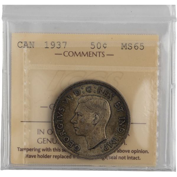 Canada 1937 50 Cent