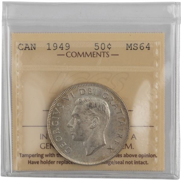 Canada 1949 50 Cent