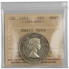 Image 1 : Canada 1953 50 Cent Small Date
