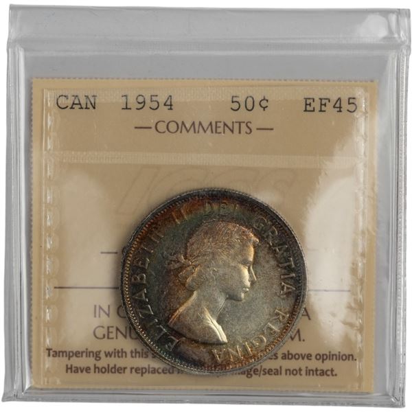 Canada 1954 50 Cent