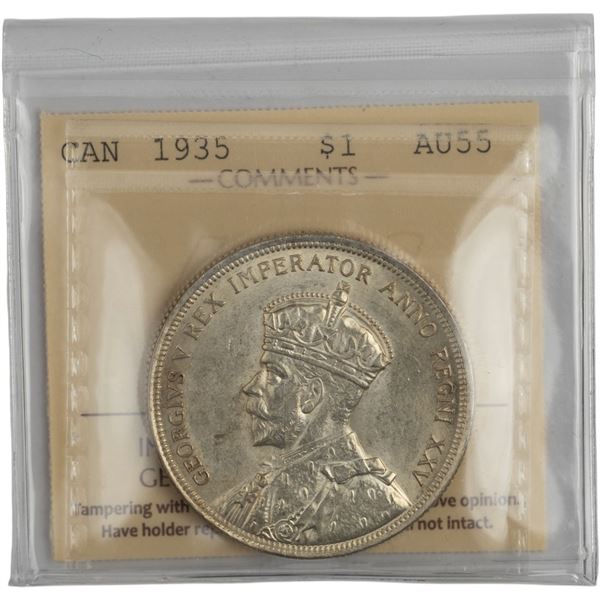 Canada 1935 Silver Dollar