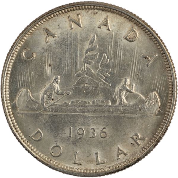 Canada 1936 Silver Dollar