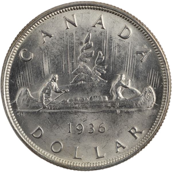 Canada 1936 Silver Dollar
