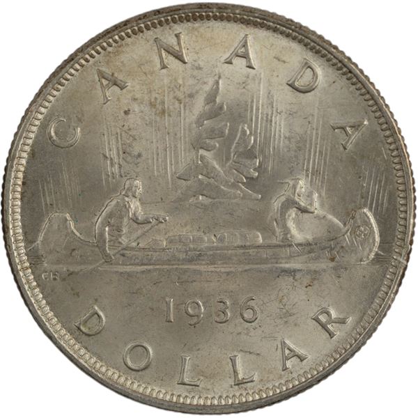 Canada 1936 Silver Dollar
