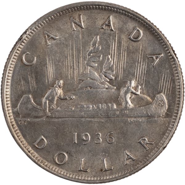 Canada 1936 Silver Dollar