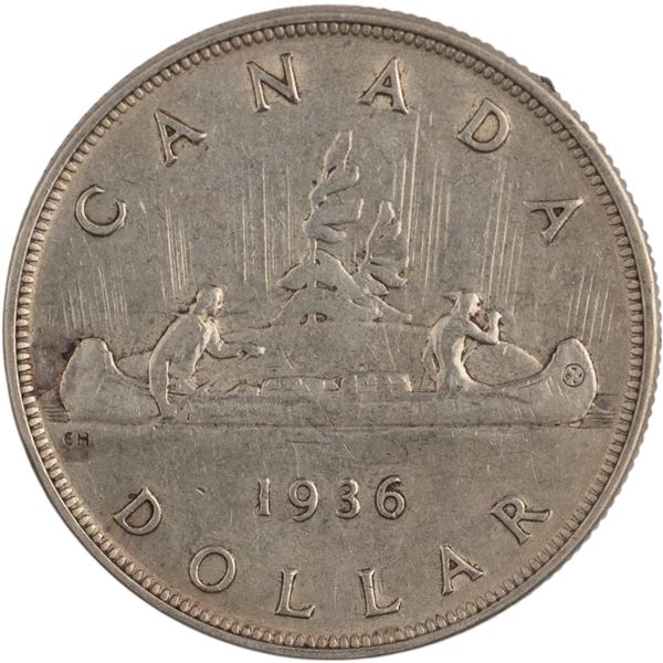 Canada 1936 Silver Dollar