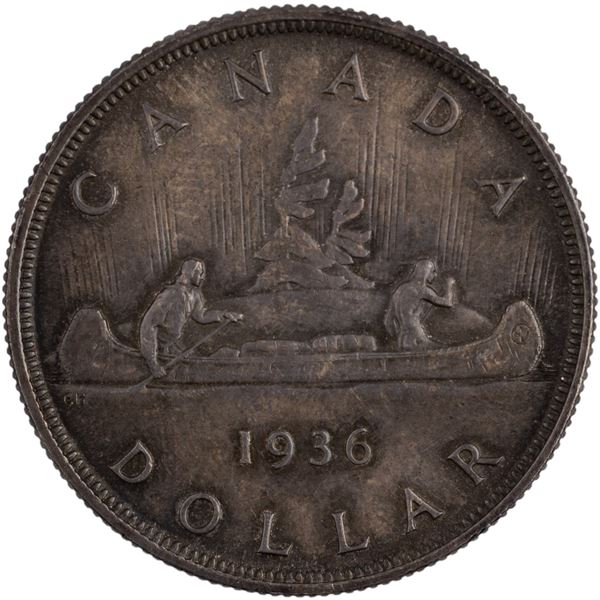 Canada 1936 Silver Dollar