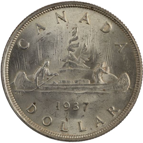 Canada 1937 Silver Dollar