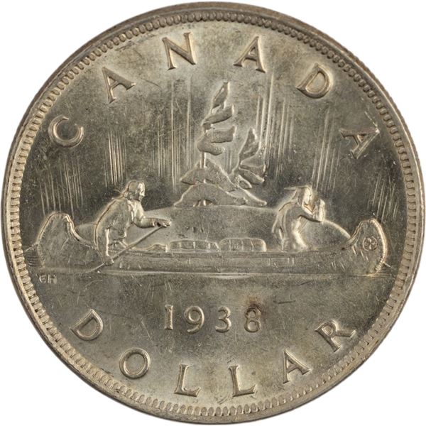 Canada 1938 Silver Dollar