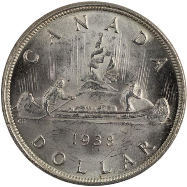Canada 1938 Silver Dollar