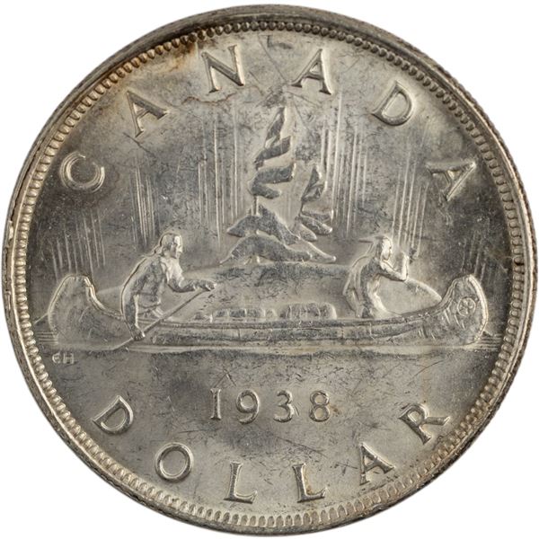 Canada 1938 Silver Dollar