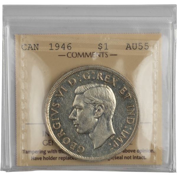 Canada 1946 Silver Dollar