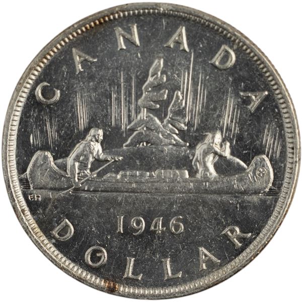 Canada 1946 Silver Dollar