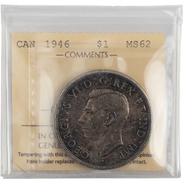 Canada 1946 Silver Dollar