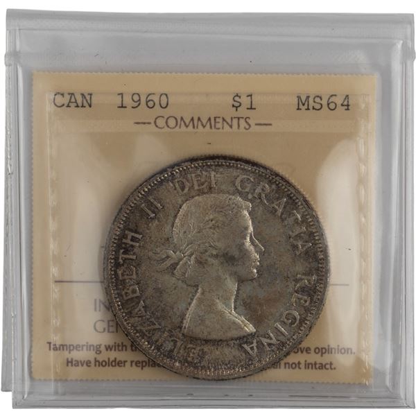 Canada 1960 Silver Dollar