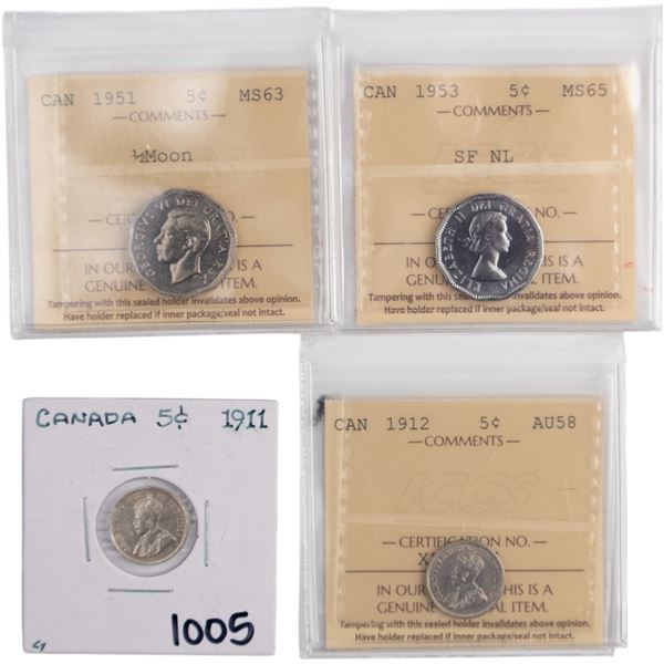 Canada Mixed Lot (4 Pieces)