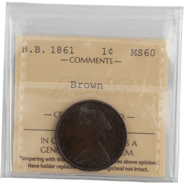 Canada New Brunswick 1861 1 Cent