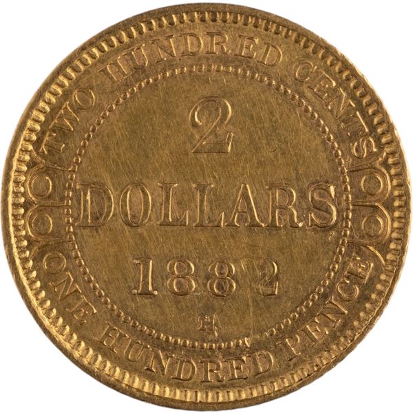 Canada Newfoundland 1882 $2 Gold Coin