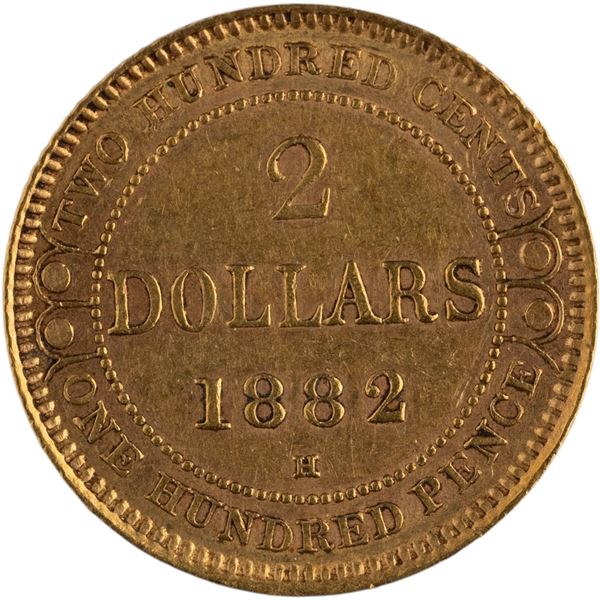 Canada Newfoundland 1882H $2 Gold Coin