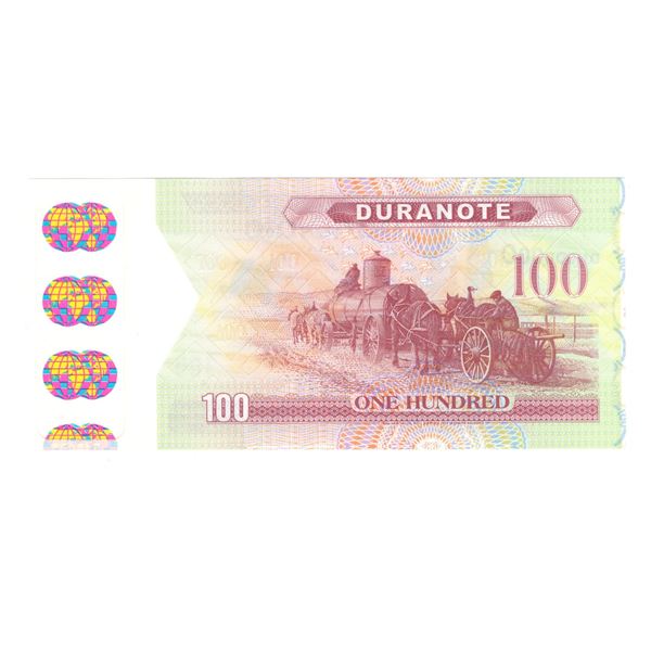 Canada DuraNote 100 Hundred Polymer Test Banknote